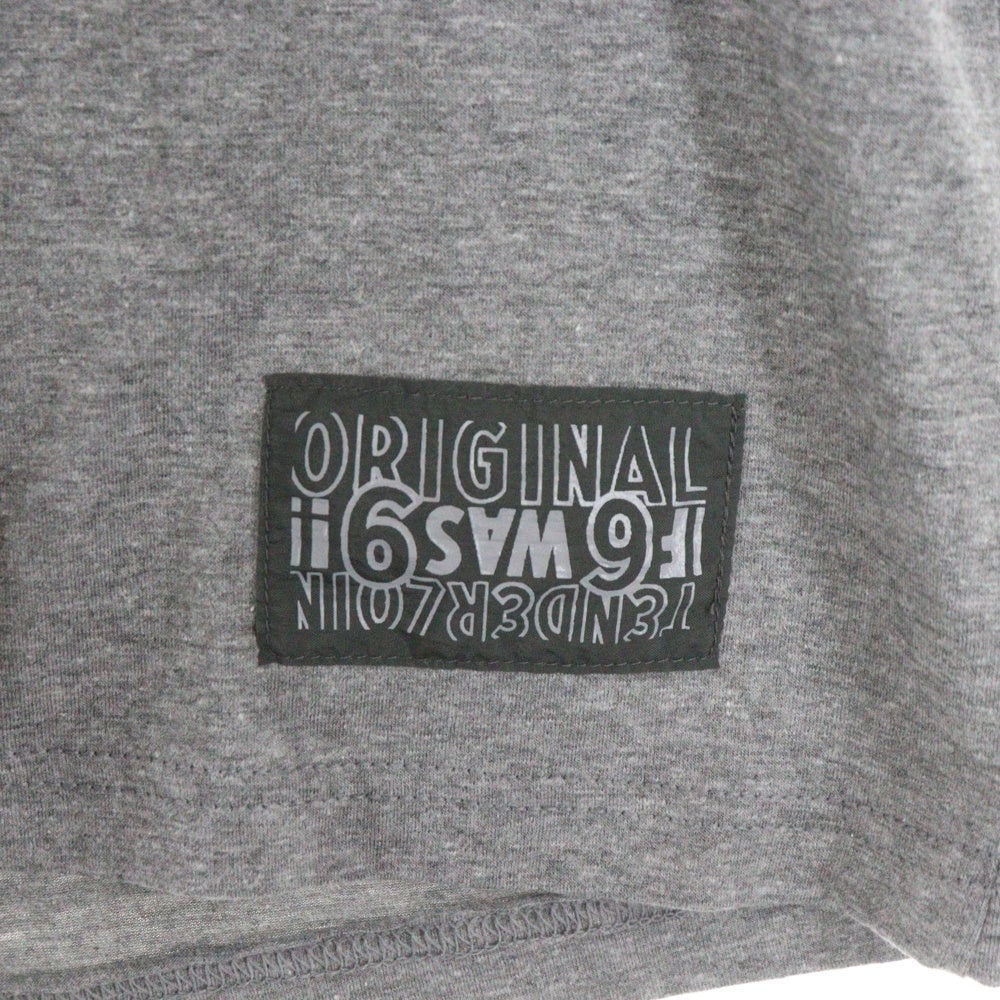 TENDERLOIN(テンダーロイン) 22SS TEE 2B フロントロゴプリント 半袖Tシャツカットソー グレー