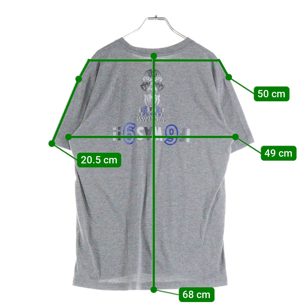 TENDERLOIN(テンダーロイン) 22SS TEE 2B フロントロゴプリント 半袖Tシャツカットソー グレー