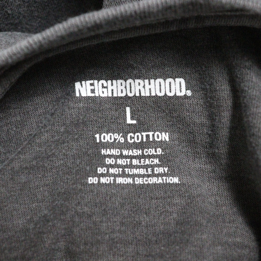 NEIGHBORHOOD(ネイバーフッド) 25SS NH TEE フロントロゴ 半袖Tシャツカットソー チャコールグレー 251PCNH-LT01