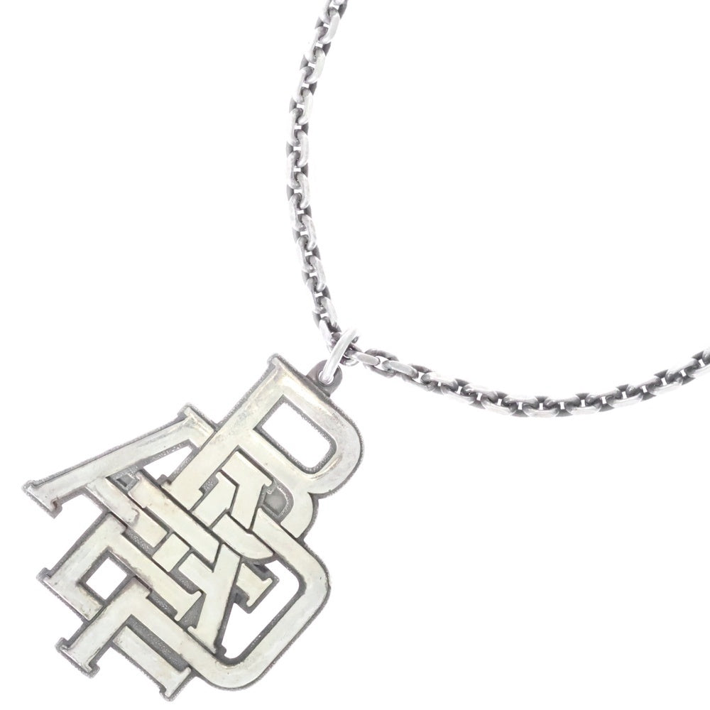 A BATHING APE(アベイシングエイプ) LOGO NECKLESS レイヤードロゴ ネックレス シルバー