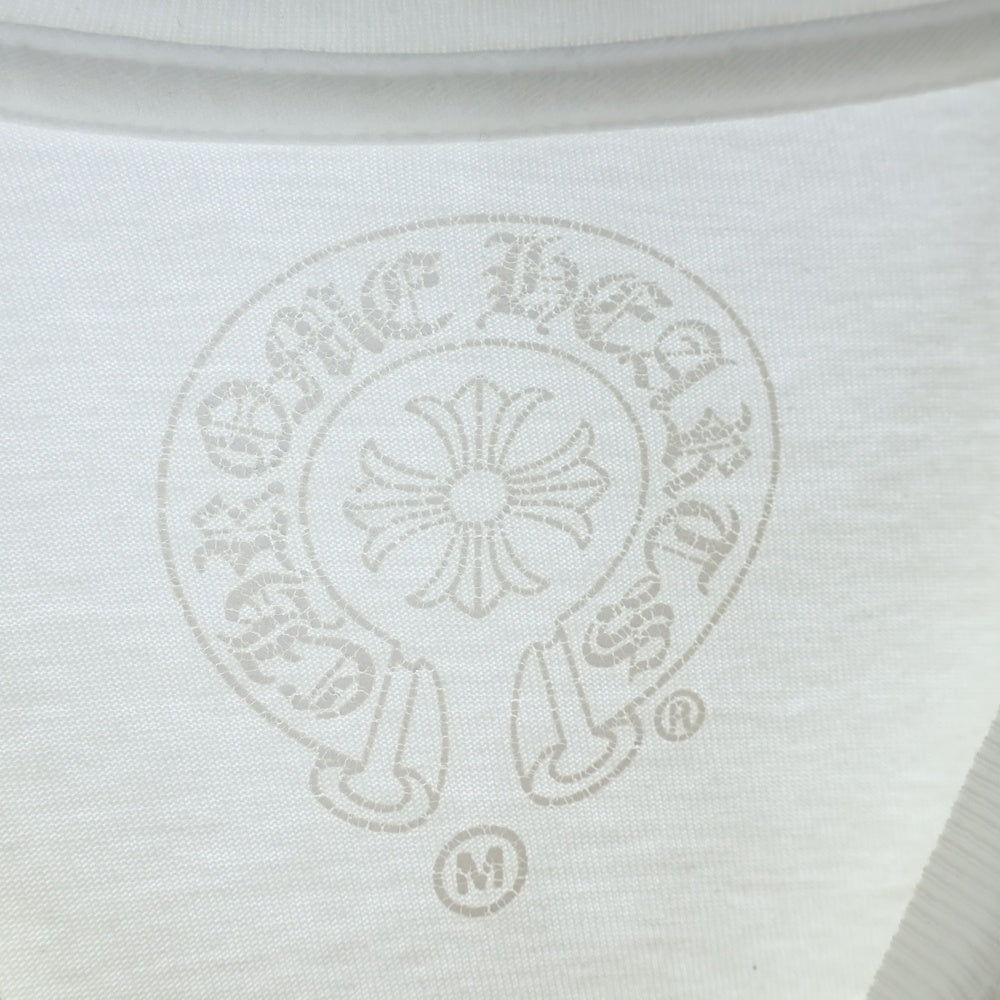 CHROME HEARTS(クロムハーツ) CH PLUS L S CHプラス アームプリント 長袖Tシャツ ロングスリーブカットソー ホワイト