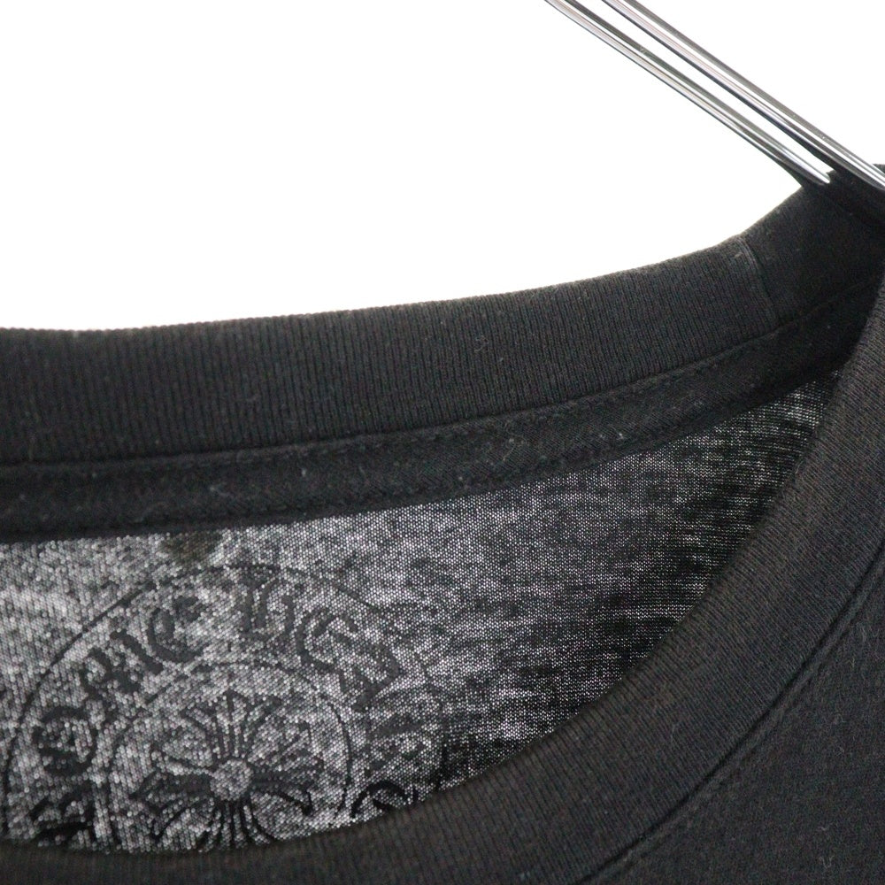 CHROME HEARTS(クロムハーツ) MLTCOL CEM CRS LS マルチセメタリークロスプリント ロングスリーブ 長袖Tシャツ ブラック