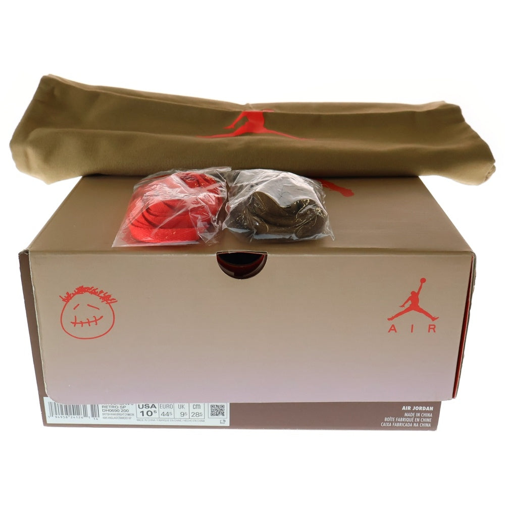 NIKE(ナイキ) ×TRAVIS SCOTT AIR JORDAN 6 RETRO SP BRITISH KAHKI DH0690-200 トラヴィススコット エアジョーダン6 ハイカットスニーカー ベージュ US10.5/28.5cm