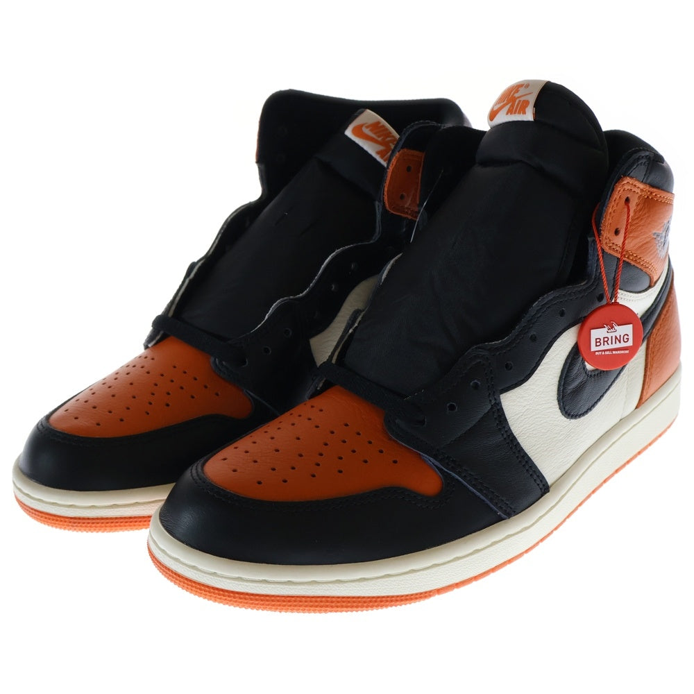 NIKE(ナイキ) AIR JORDAN 1 RETRO HIGH OG Shattered Backboard DZ5485-008 エア ジョーダン 1 レトロ シャッタードバックボード ハイカットスニーカー US10.5/28.5cm
