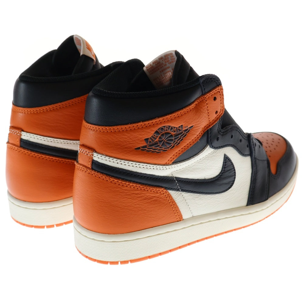 NIKE(ナイキ) AIR JORDAN 1 RETRO HIGH OG Shattered Backboard DZ5485-008 エア ジョーダン 1 レトロ シャッタードバックボード ハイカットスニーカー US10.5/28.5cm