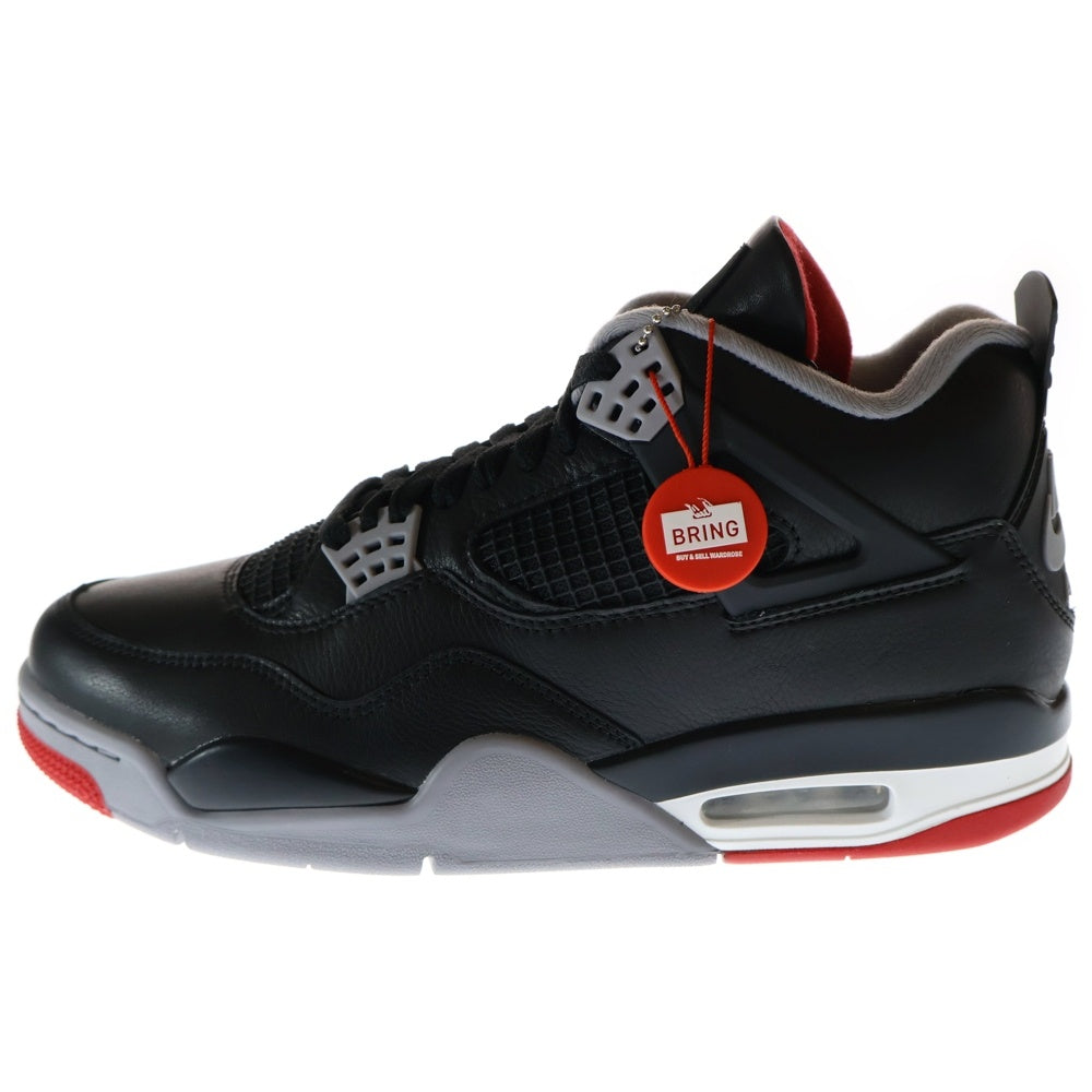 NIKE(ナイキ) AIR JORDAN 4 Retro Bred Reimagined FV5029‐006 エアジョーダン4 ブレッド リイマジンド ハイカットスニーカー ブラック US10.5/28.5cm