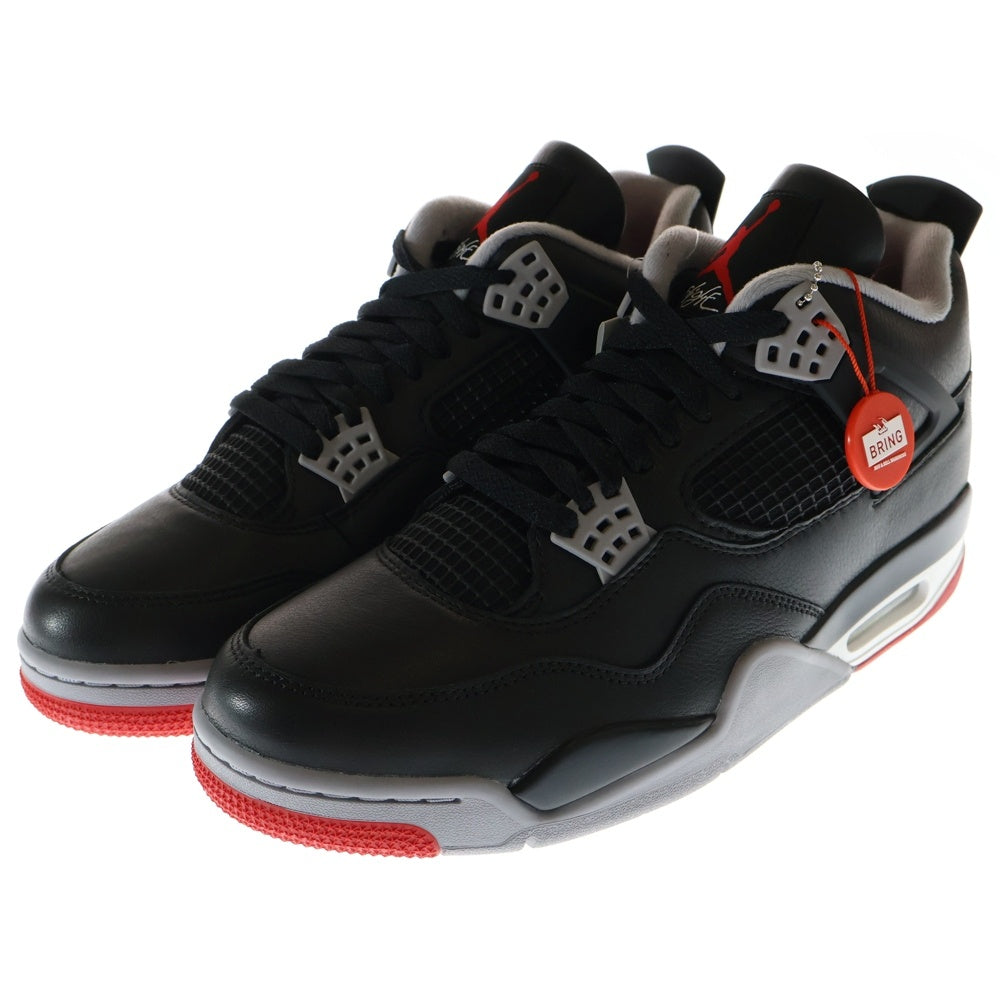 NIKE(ナイキ) AIR JORDAN 4 Retro Bred Reimagined FV5029‐006 エアジョーダン4 ブレッド リイマジンド ハイカットスニーカー ブラック US10.5/28.5cm