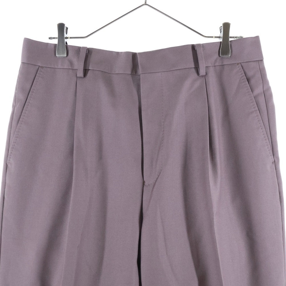 WACKO MARIA(ワコマリア) Ermenegildo Zegna PLEATED TROUSERS プリーツ スラックス パンツ パープル