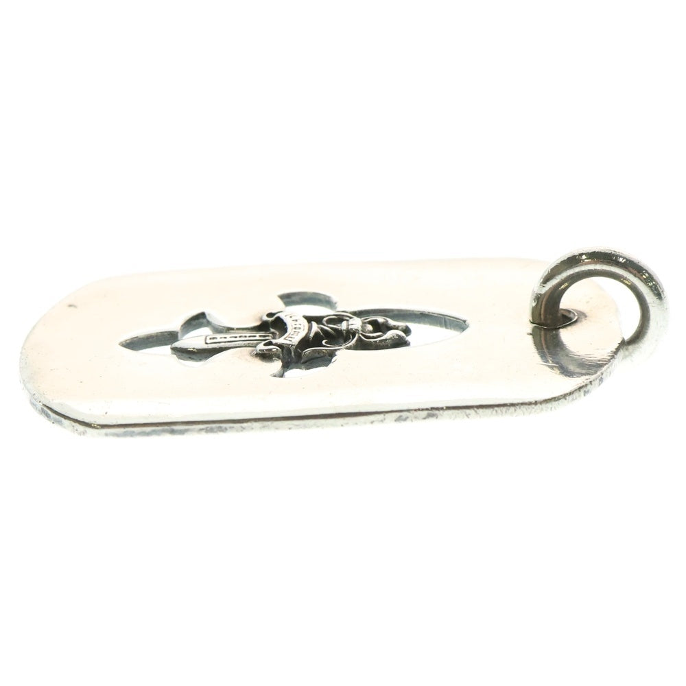 CHROME HEARTS(クロムハーツ) D TAG LRG FLE DAG フレア ダガー ラージ ドッグタグ ペンダントトップ シルバー