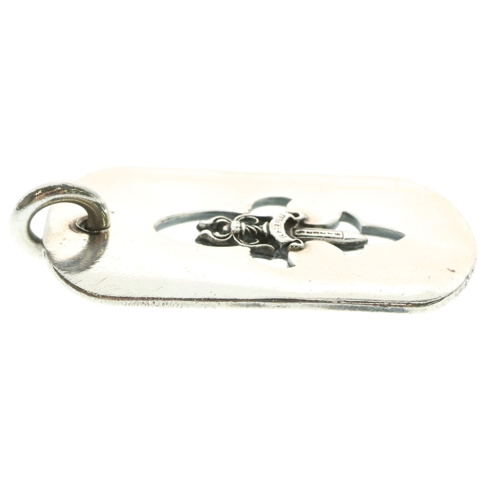 CHROME HEARTS(クロムハーツ) D TAG LRG FLE DAG フレア ダガー ラージ ドッグタグ ペンダントトップ シルバー
