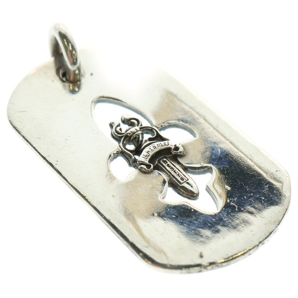CHROME HEARTS(クロムハーツ) D TAG LRG FLE DAG フレア ダガー ラージ ドッグタグ ペンダントトップ シルバー