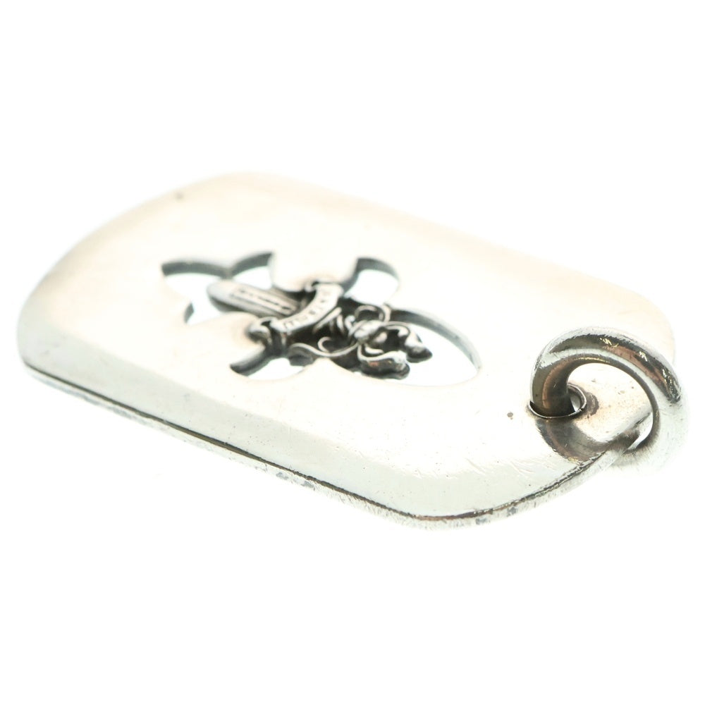 CHROME HEARTS(クロムハーツ) D TAG LRG FLE DAG フレア ダガー ラージ ドッグタグ ペンダントトップ シルバー