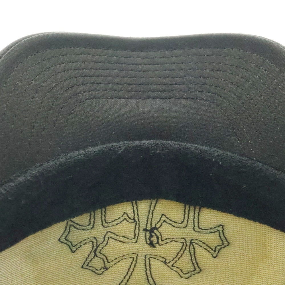 CHROME HEARTS(クロムハーツ) Cemetery Cross Patch Trucker Cap セメタリークロスパッチトラッカーキャップ ベースボールキャップ クロスボール 帽子 ブラック
