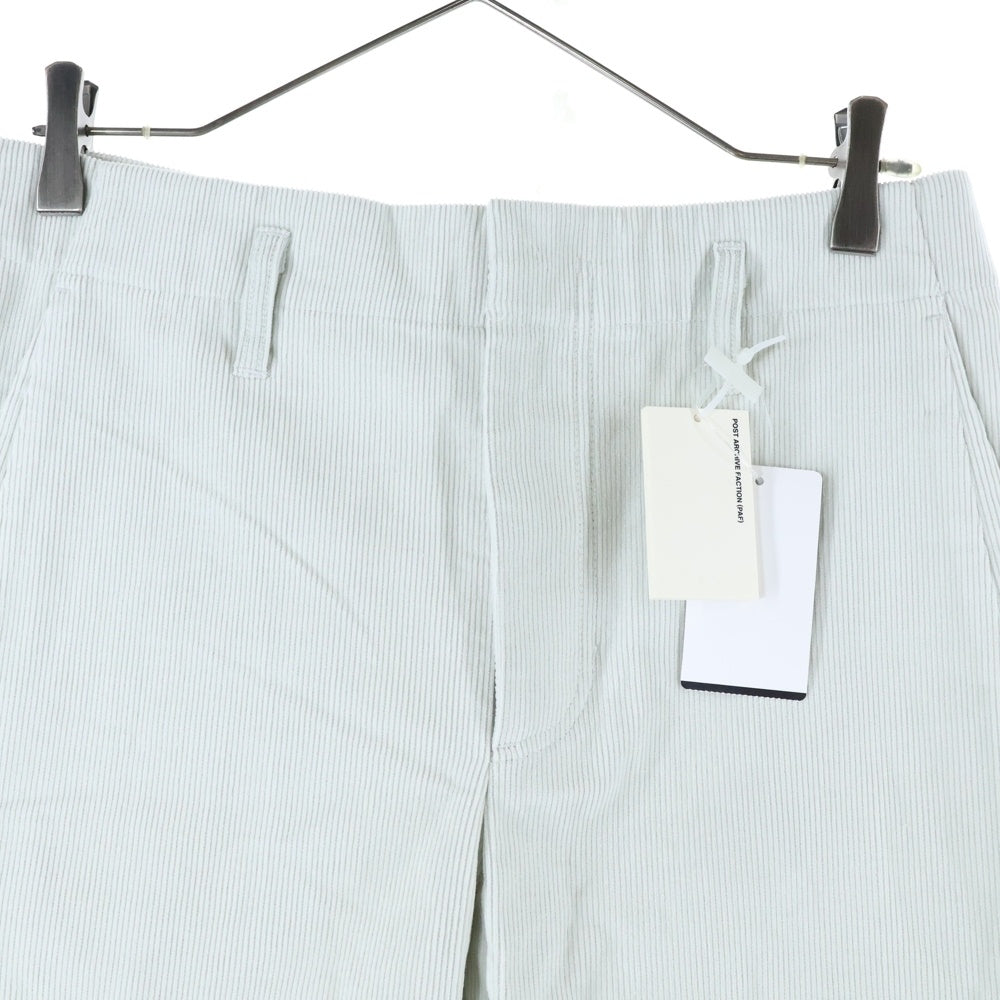 POST ARCHIVE FACTION(ポストアーカイブファクション) 23AW TROUSER PANTS コーデュロイ トラウザーパンツ ホワイト 5.1 BTR-IC