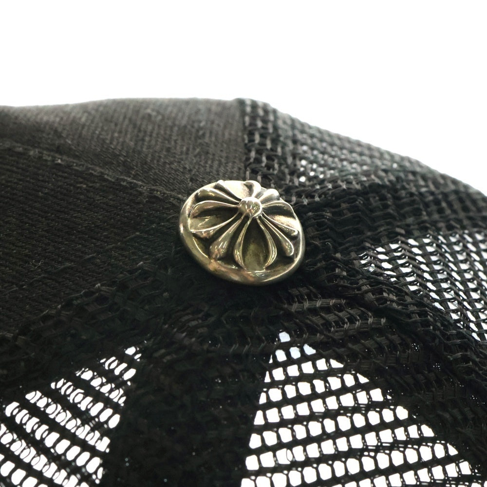 CHROME HEARTS(クロムハーツ) Trucker Cap BS Flare Print Cross Ball Mesh BSフレア トラッカーメッシュキャップ ブラック