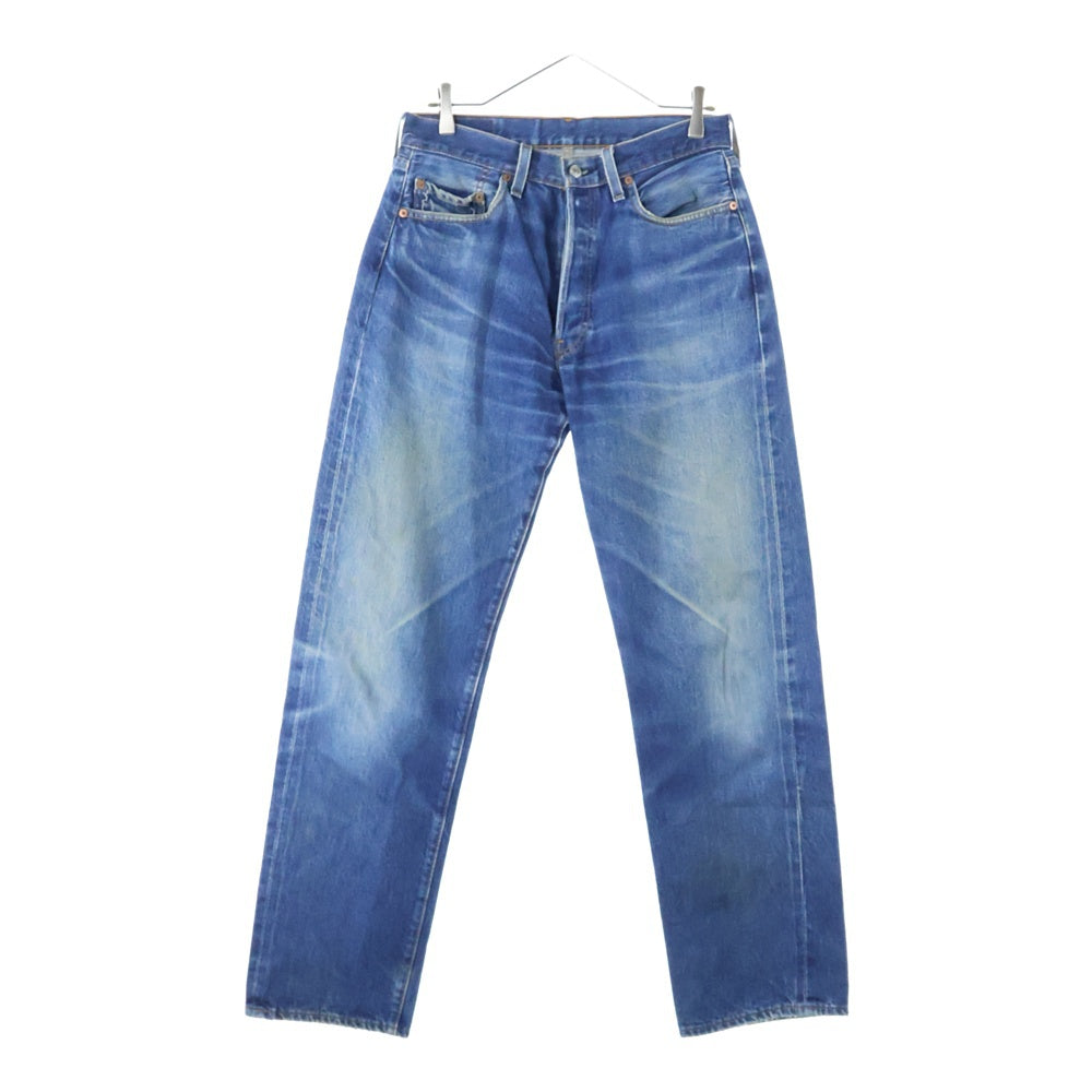 Levi's(リーバイス) 90S 501 VINTAGE ボタン裏555 バレンシア工場 BIG E 紙パッチ ボタンフライデニムパンツ インディゴ