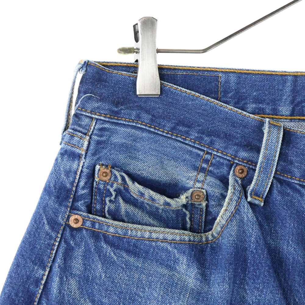 Levi's(リーバイス) 90S 501 VINTAGE ボタン裏555 バレンシア工場 BIG E 紙パッチ ボタンフライデニムパンツ インディゴ
