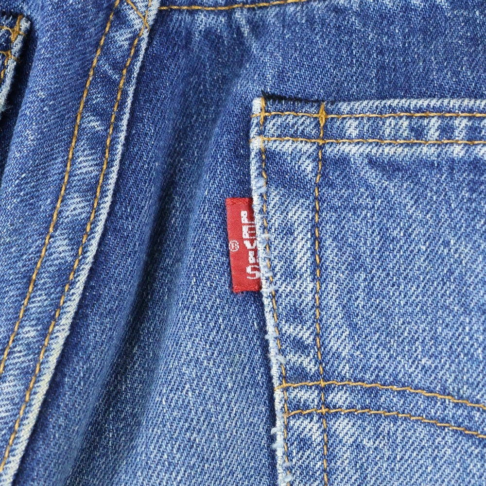 Levi's(リーバイス) 90S 501 VINTAGE ボタン裏555 バレンシア工場 BIG E 紙パッチ ボタンフライデニムパンツ インディゴ