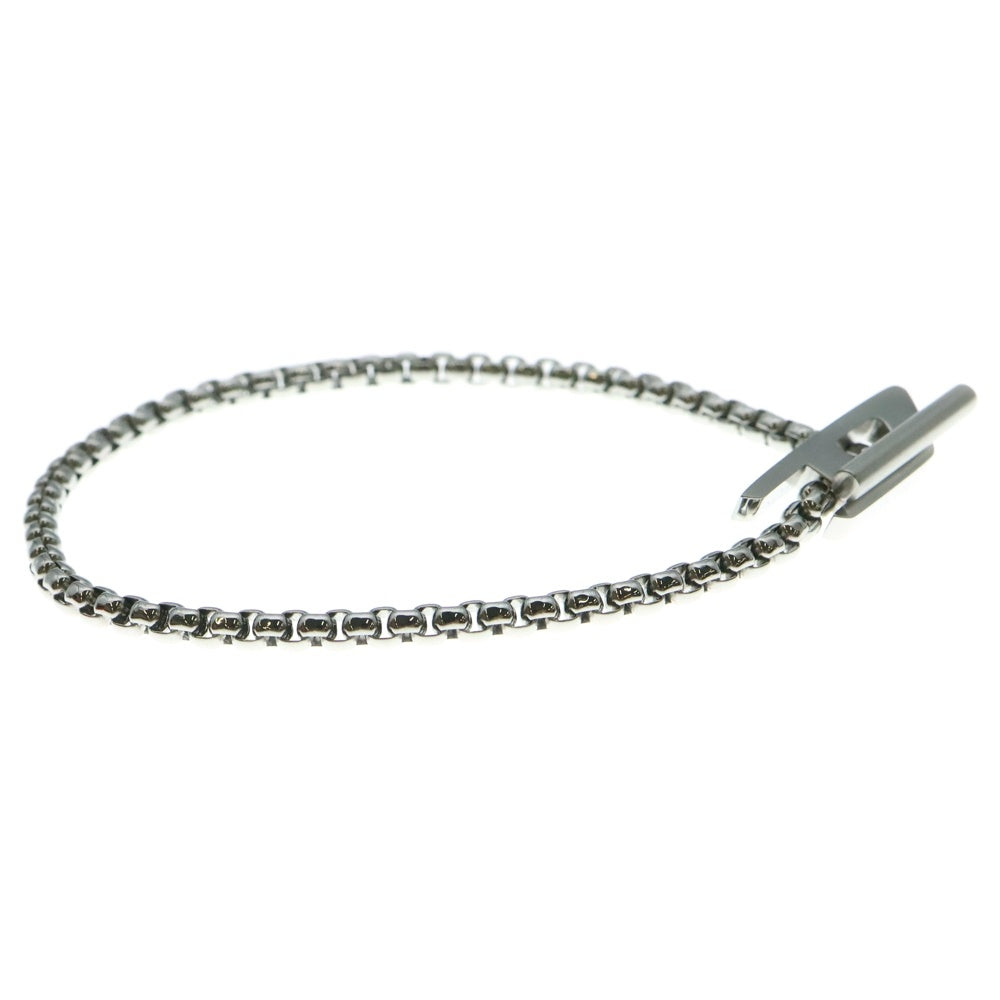 DIESEL(ディーゼル) STEEL Dロゴ ブレスレット シルバー DX1476040