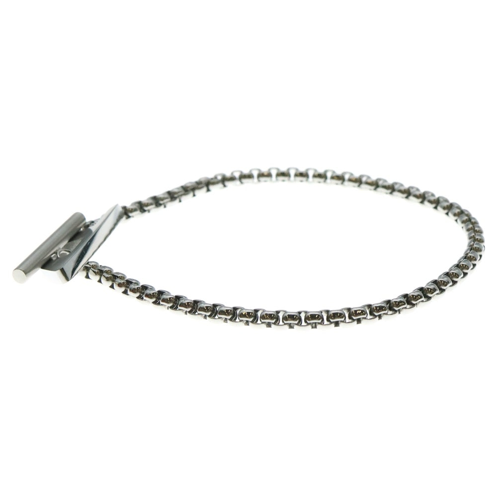 DIESEL(ディーゼル) STEEL Dロゴ ブレスレット シルバー DX1476040