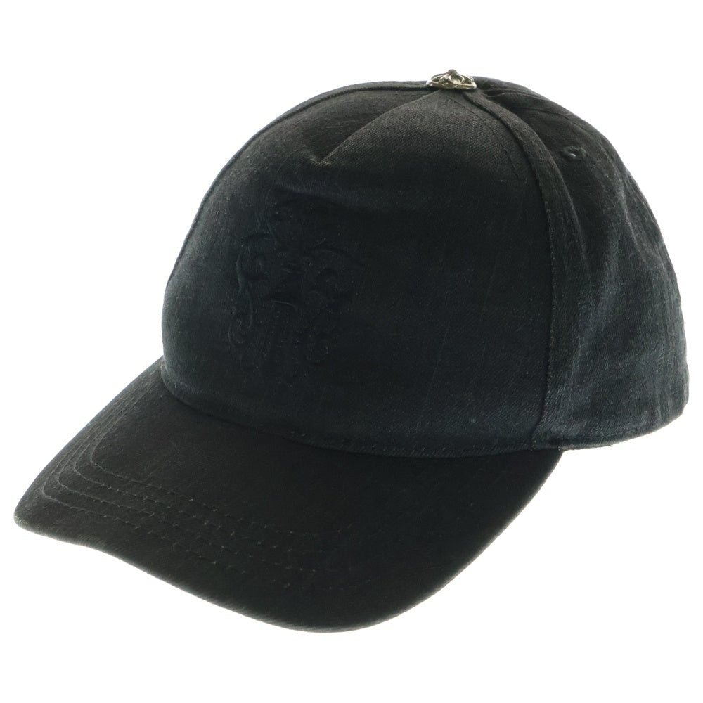 CHROME HEARTS(クロムハーツ) TRUCKER CAP ヴァインダガー刺繍 デニムキャップ 帽子 ブラック