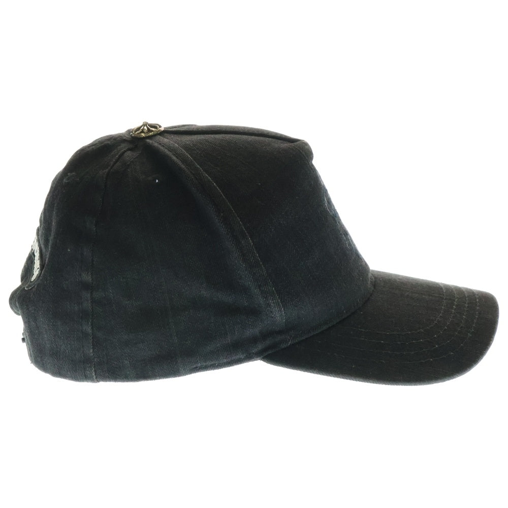 CHROME HEARTS(クロムハーツ) TRUCKER CAP ヴァインダガー刺繍 デニムキャップ 帽子 ブラック