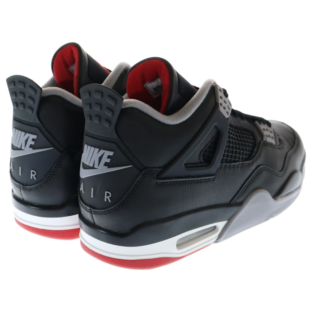 NIKE(ナイキ) AIR JORDAN 4 RETRO BRED REIMAGINED FV5029‐006 エアジョーダン4 ブレッド リイマジンド ハイカットスニーカー ブラック US10/28cm