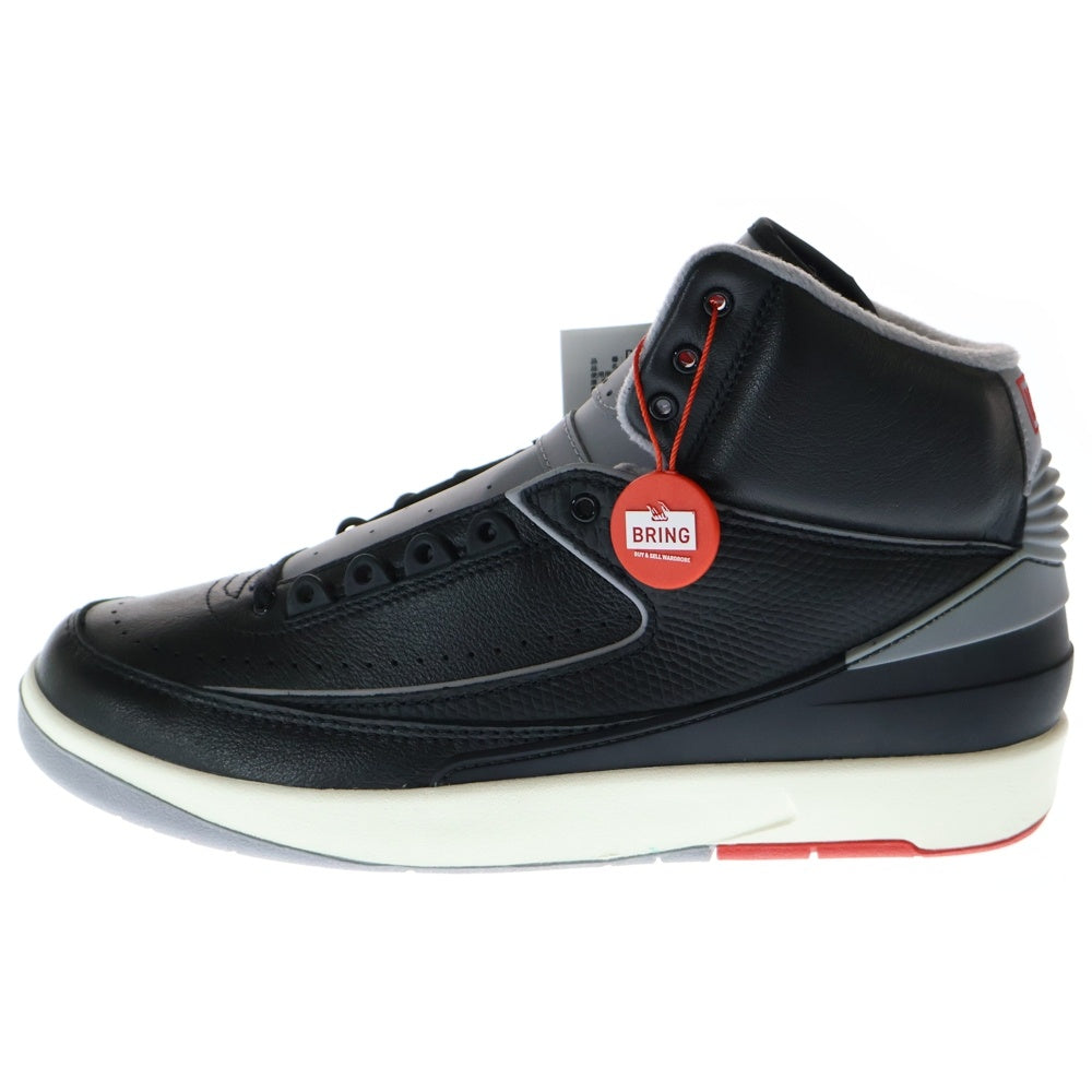 NIKE(ナイキ) AIR JORDAN 2 RETRO BLACK CEMENT DR8884-001 エアジョーダン2 ブラックセメント ハイカットスニーカー ブラック US10/28cm