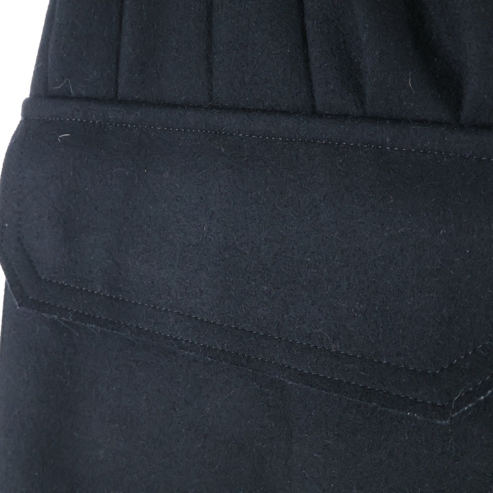 Sacai(サカイ) 22AW ジップアップ ウールストレートスカート ブラック レディース 22-06388