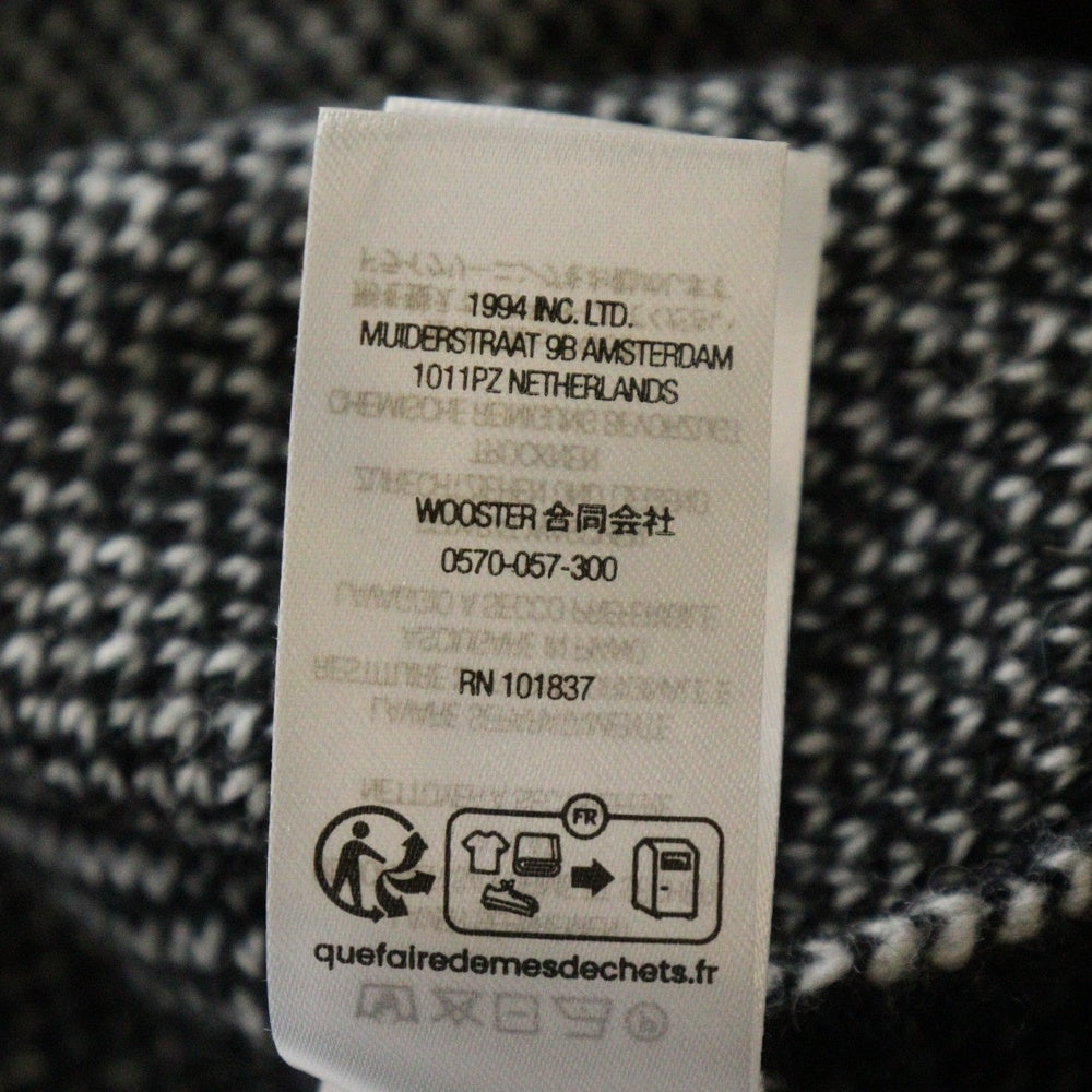 SUPREME(シュプリーム) 24AW Back Stripe Sweater バックストライプ セーター ブラック