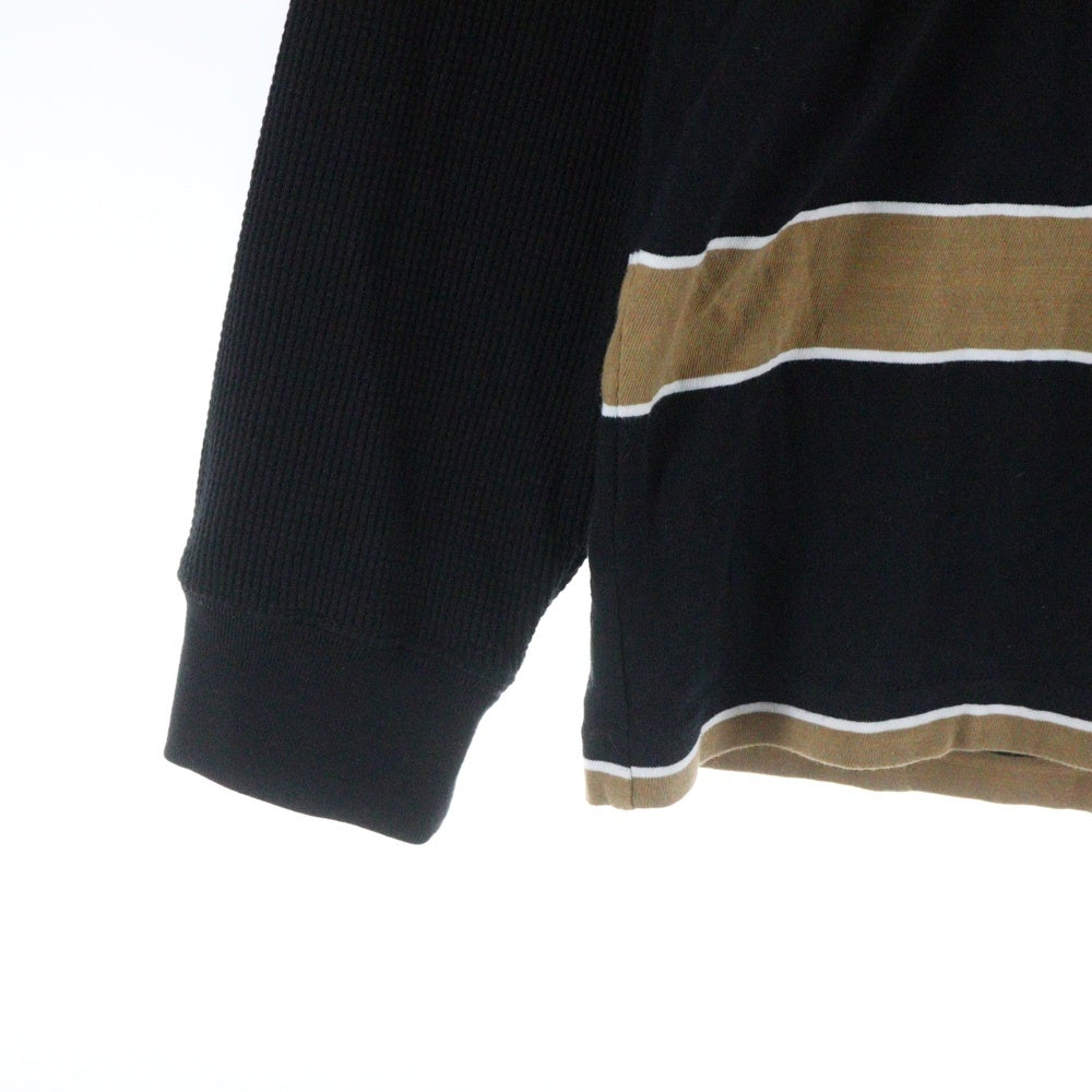 SUPREME(シュプリーム) 24AW × Dickies Thermal Polo ディッキーズ サーマルポロ 長袖Tシャツ カットソー ブラック/ブラウン
