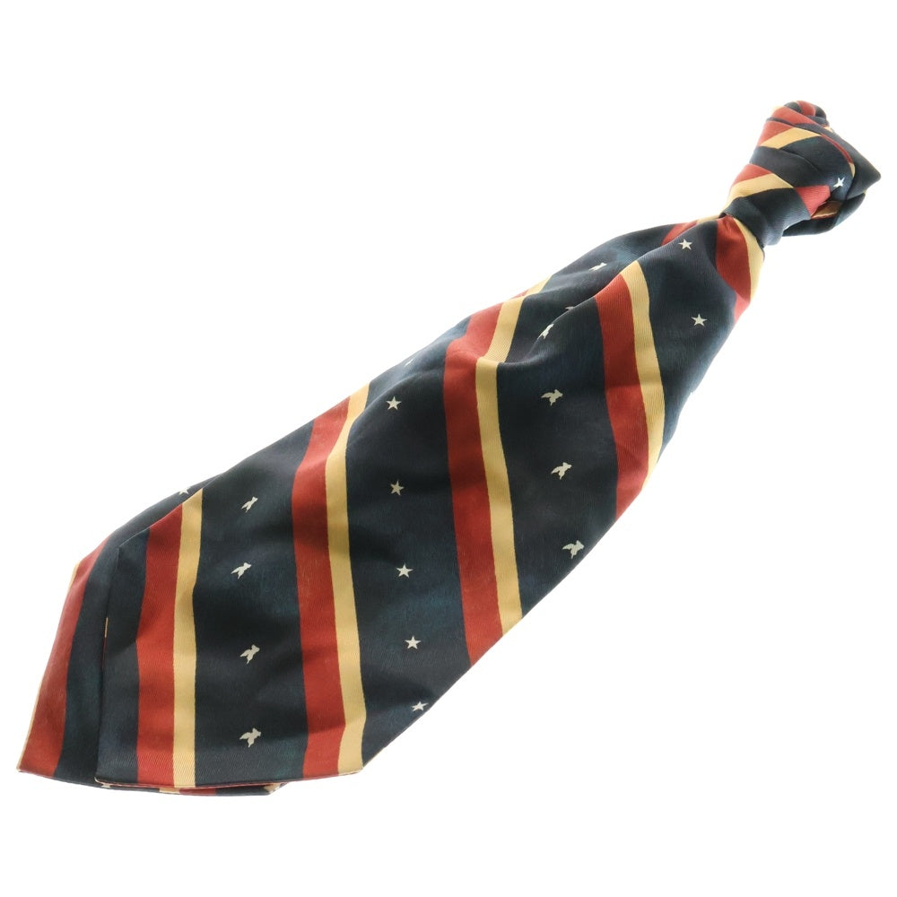 MASU(エムエーエスユー) 25SS ASCOT TIE アスコットタイ ネクタイ スカーフ ネイビー/レッド