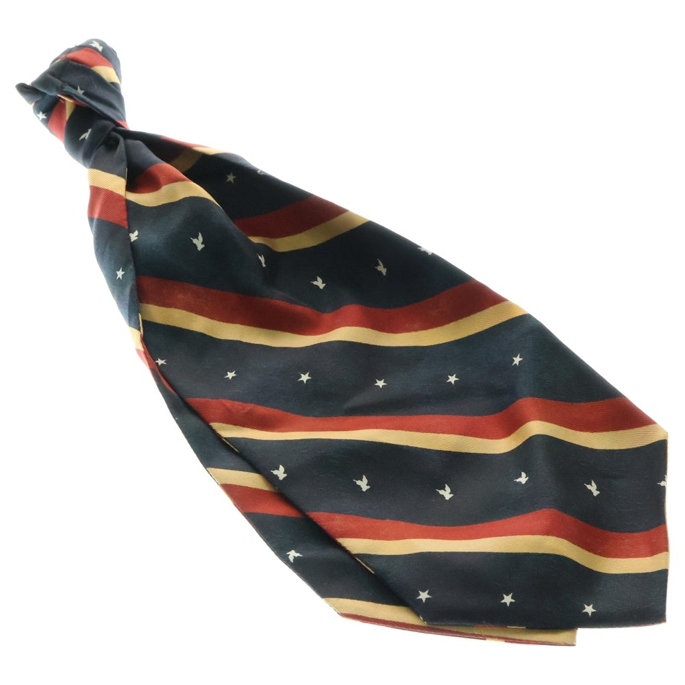 MASU(エムエーエスユー) 25SS ASCOT TIE アスコットタイ ネクタイ スカーフ ネイビー/レッド
