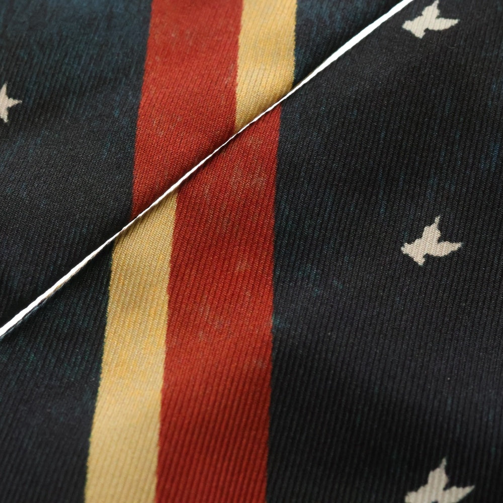 MASU(エムエーエスユー) 25SS ASCOT TIE アスコットタイ ネクタイ スカーフ ネイビー/レッド