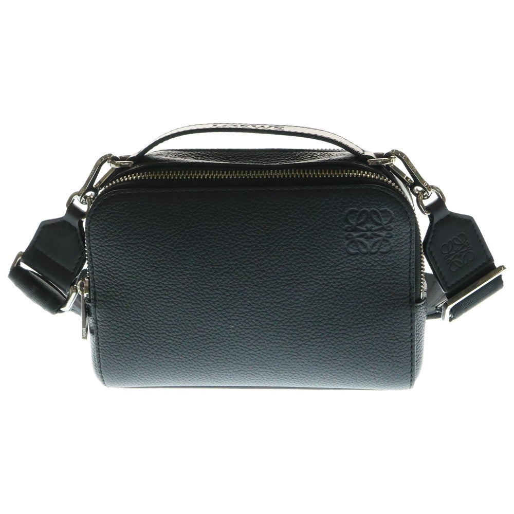 LOEWE(ロエベ) MINI CAMERA ミニカメラ クロスボディ エンボスロゴ ショルダーバッグ ブラック C660R41X02