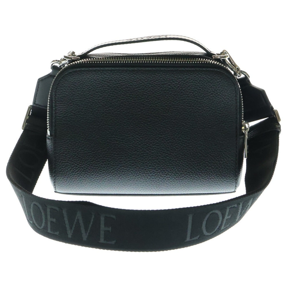LOEWE(ロエベ) MINI CAMERA ミニカメラ クロスボディ エンボスロゴ ショルダーバッグ ブラック C660R41X02