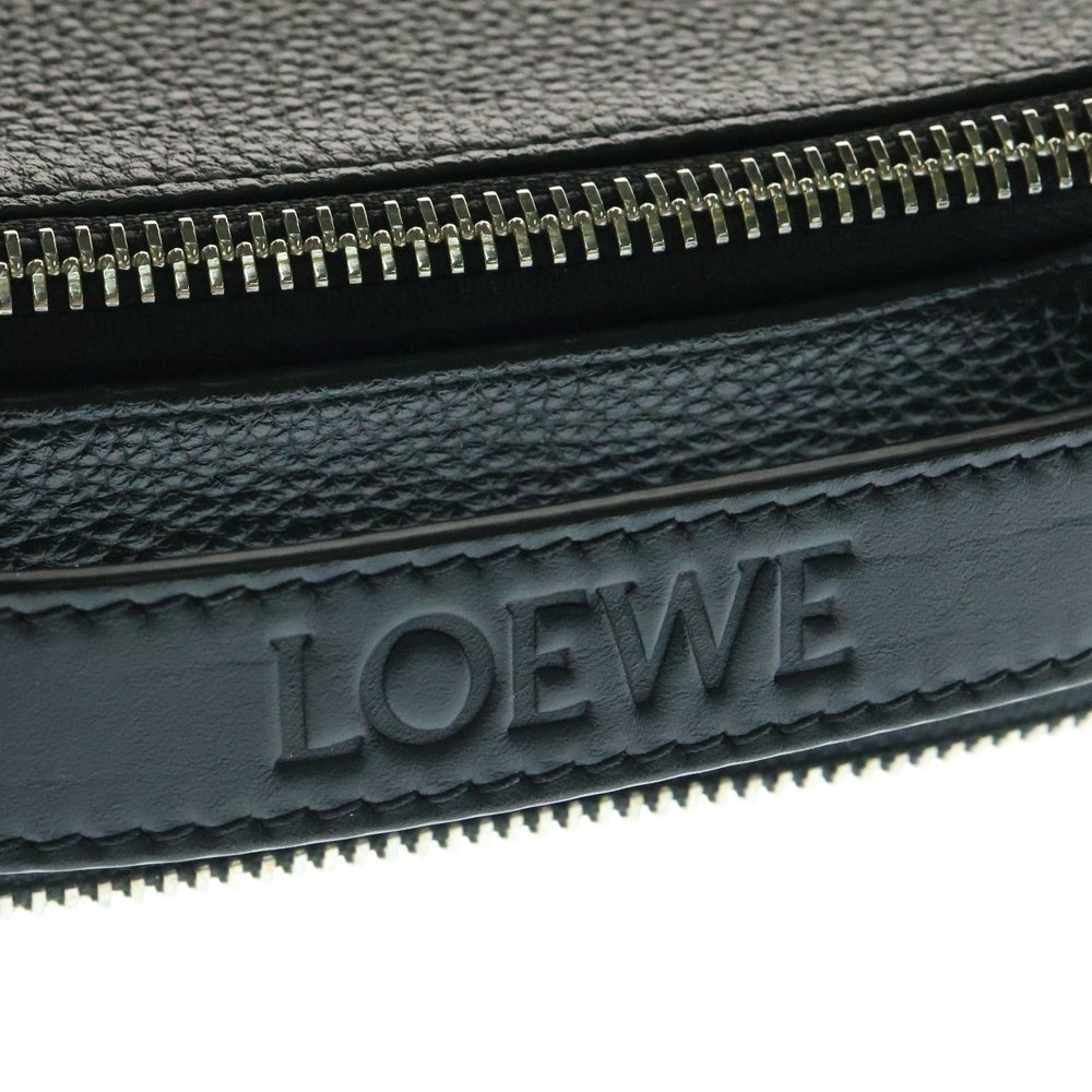LOEWE(ロエベ) MINI CAMERA ミニカメラ クロスボディ エンボスロゴ ショルダーバッグ ブラック C660R41X02