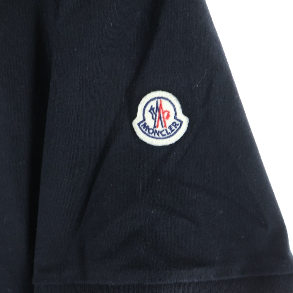 MONCLER(モンクレール) 23SS SLIM FIT スリムフィット トリコロール Tシャツ 半袖カットソー ブラック I10918C71600 87296