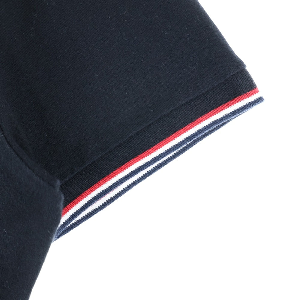 MONCLER(モンクレール) 23SS SLIM FIT スリムフィット トリコロール Tシャツ 半袖カットソー ブラック I10918C71600 87296
