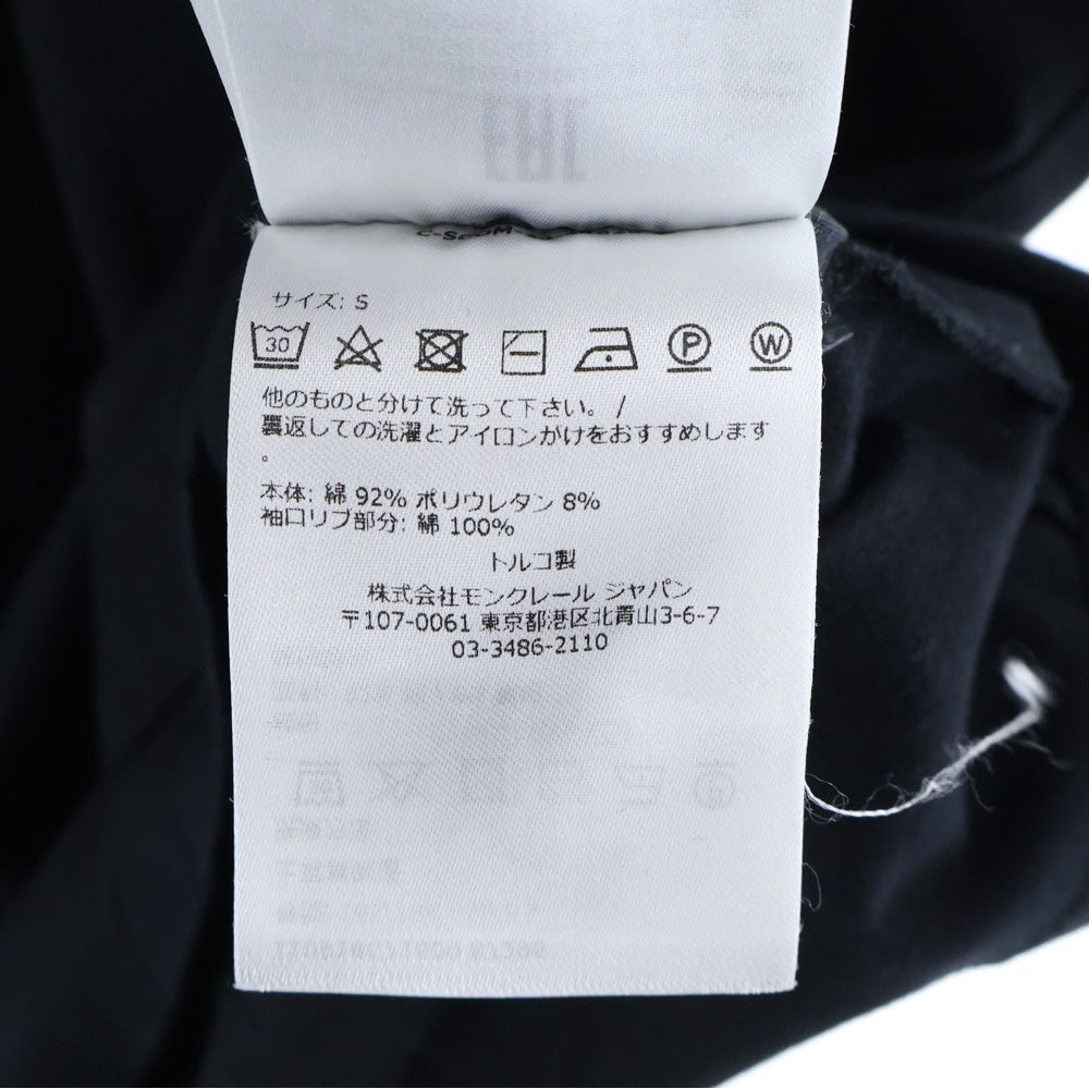 MONCLER(モンクレール) 23SS SLIM FIT スリムフィット トリコロール Tシャツ 半袖カットソー ブラック I10918C71600 87296