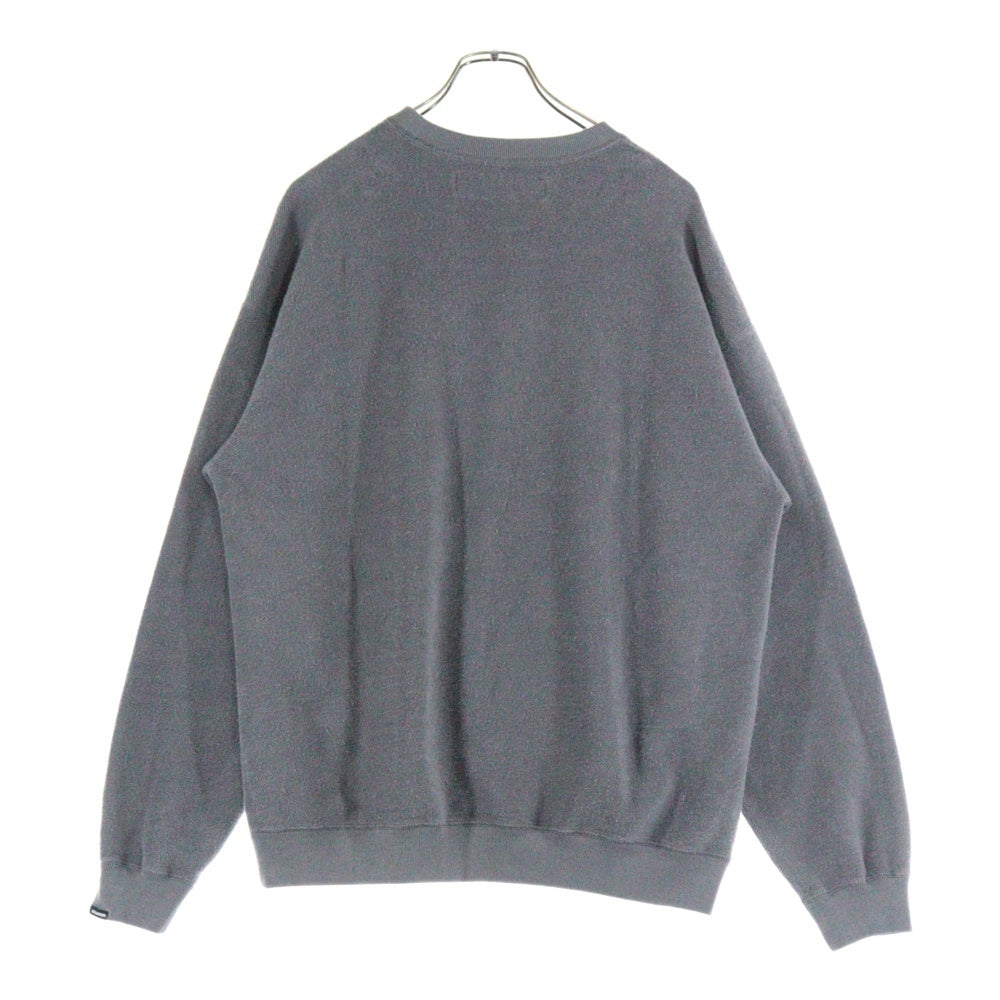 NEIGHBORHOOD(ネイバーフッド) 25AW REVERSIBLE SWEAT SHIRT L/S リバーシブル スウェットシャツ クルーネック グレー 252UWNH-CSM07