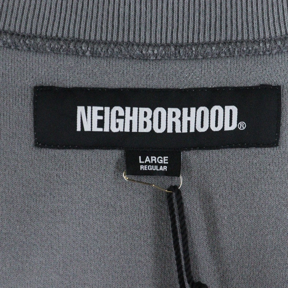 NEIGHBORHOOD(ネイバーフッド) 25AW REVERSIBLE SWEAT SHIRT L/S リバーシブル スウェットシャツ クルーネック グレー 252UWNH-CSM07
