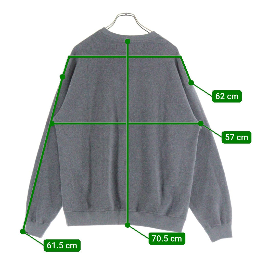 NEIGHBORHOOD(ネイバーフッド) 25AW REVERSIBLE SWEAT SHIRT L/S リバーシブル スウェットシャツ クルーネック グレー 252UWNH-CSM07