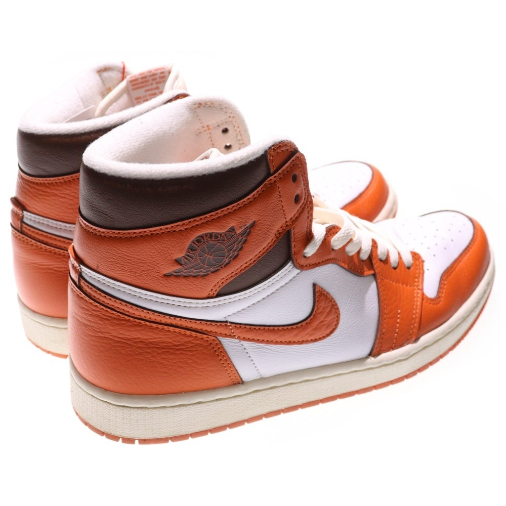 NIKE(ナイキ) WMNS AIR JORDAN 1 HIGH OG STARFISH DO9369-101 ウィメンズ エアジョーダン1 スターフィッシュ ハイカットスニーカー ホワイト/オレンジ US11/28.0cm