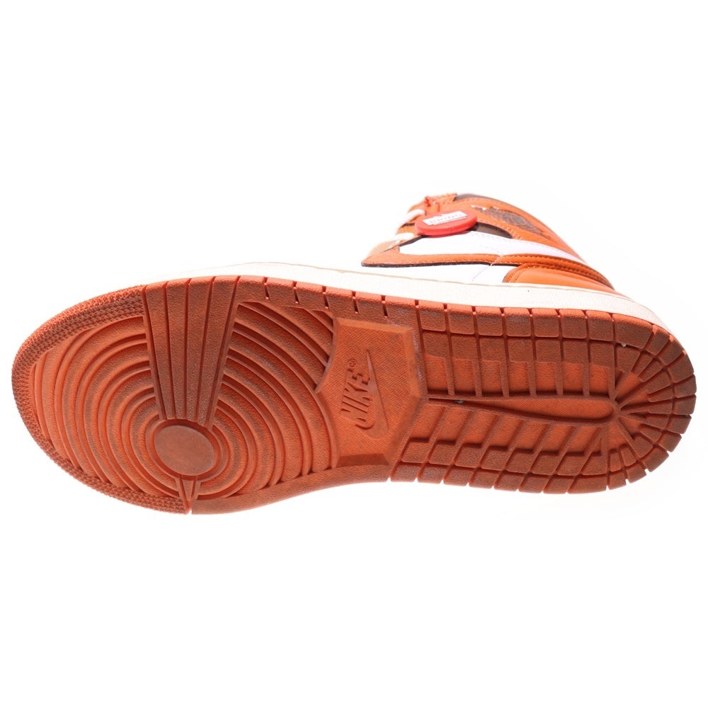 NIKE(ナイキ) WMNS AIR JORDAN 1 HIGH OG STARFISH DO9369-101 ウィメンズ エアジョーダン1 スターフィッシュ ハイカットスニーカー ホワイト/オレンジ US11/28.0cm