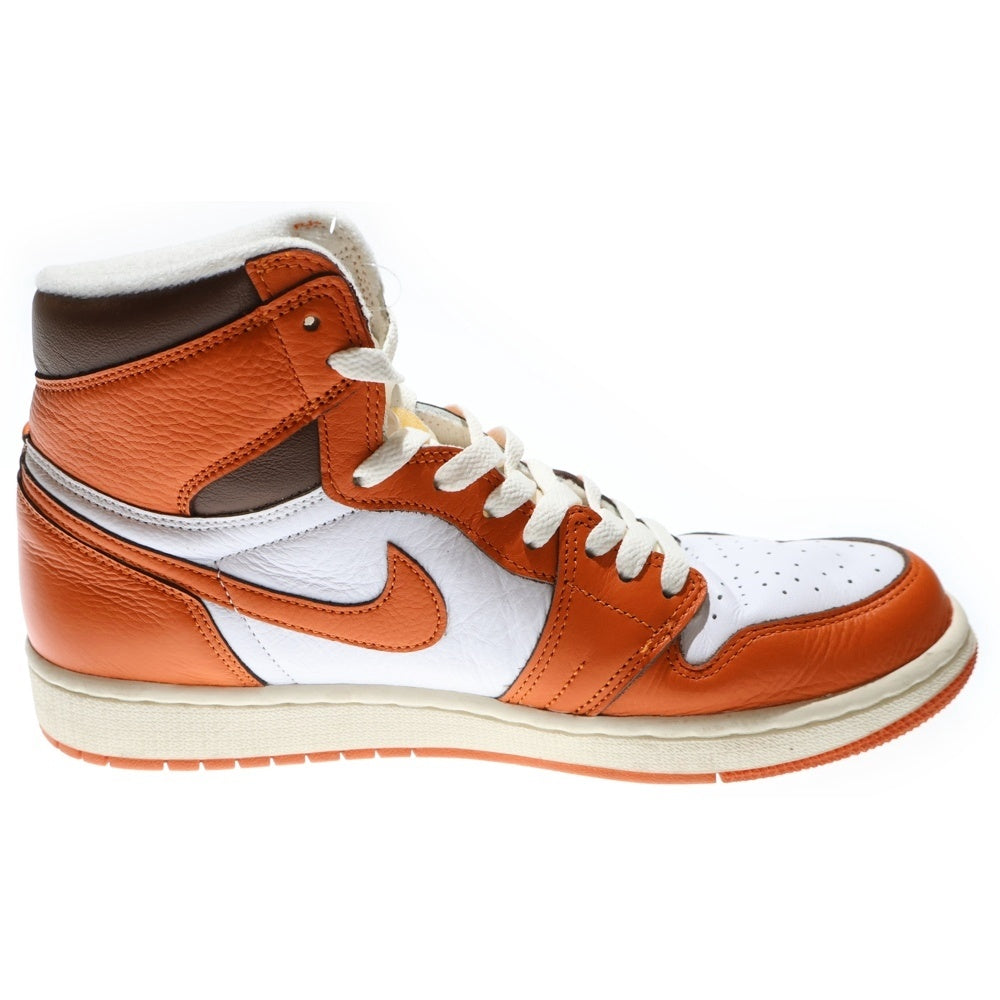 NIKE(ナイキ) WMNS AIR JORDAN 1 HIGH OG STARFISH DO9369-101 ウィメンズ エアジョーダン1 スターフィッシュ ハイカットスニーカー ホワイト/オレンジ US11/28.0cm