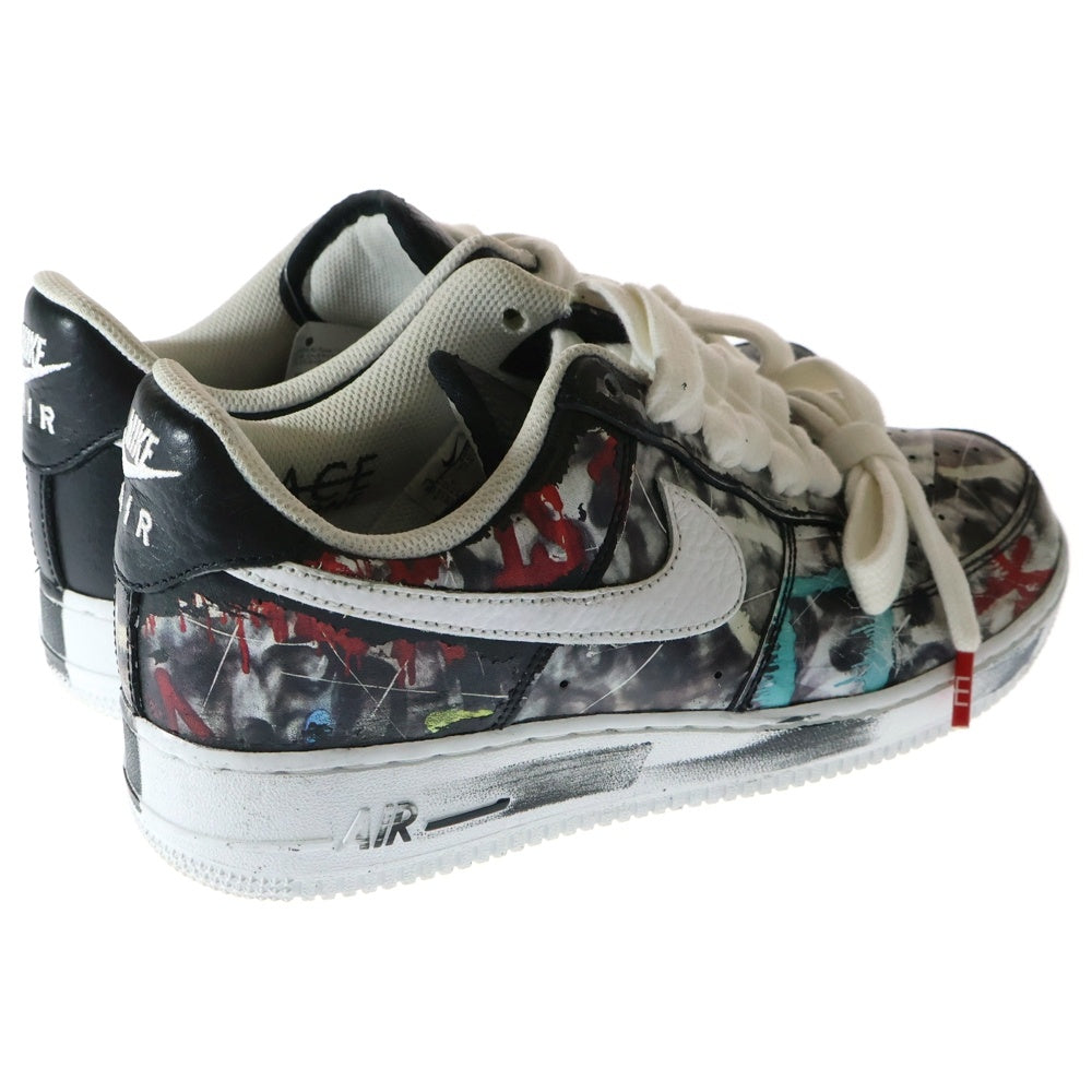 NIKE(ナイキ) ×PEACEMINUSONE Air Force 1 Low Para Noise AQ3692-001 ピースマイナスワン エアフォース1 パラノイズ ローカットスニーカー ブラック US9.5/27.5cm