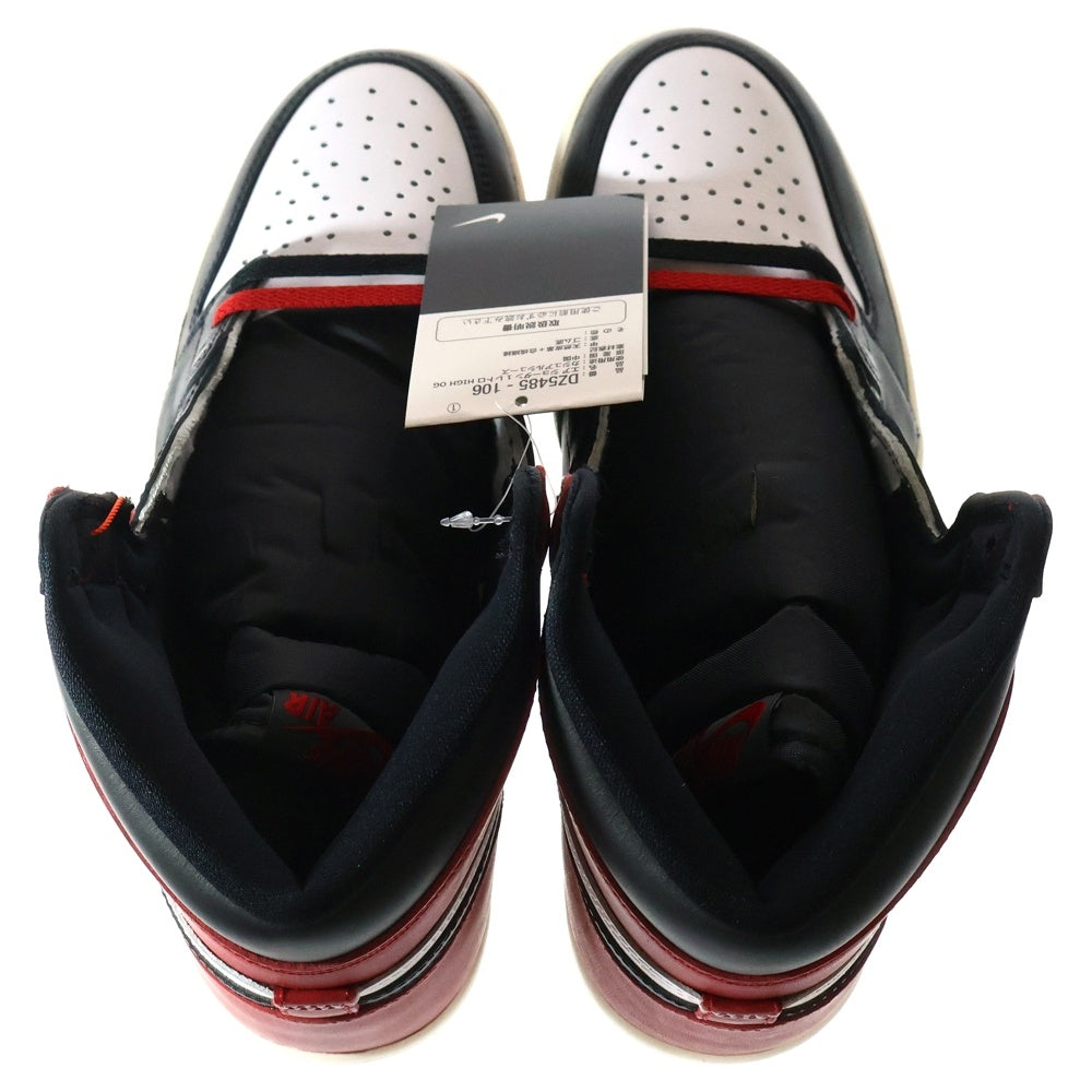 NIKE(ナイキ) AIR JORDAN 1 RETRO HIGH OG DZ5485-106 ブラックトゥ リイマジンド エアジョーダン1 ハイカットスニーカー ブラック/レッド US9.5/27.5cm