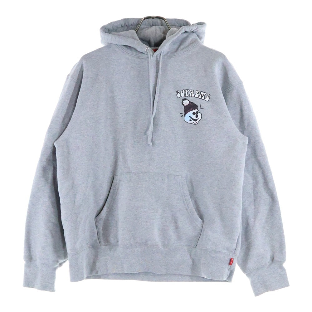 SUPREME(シュプリーム) 21AW Snowman Hooded Sweatshirt スノーマン フーデッドスウェットシャツ プルオーバーパーカー グレー