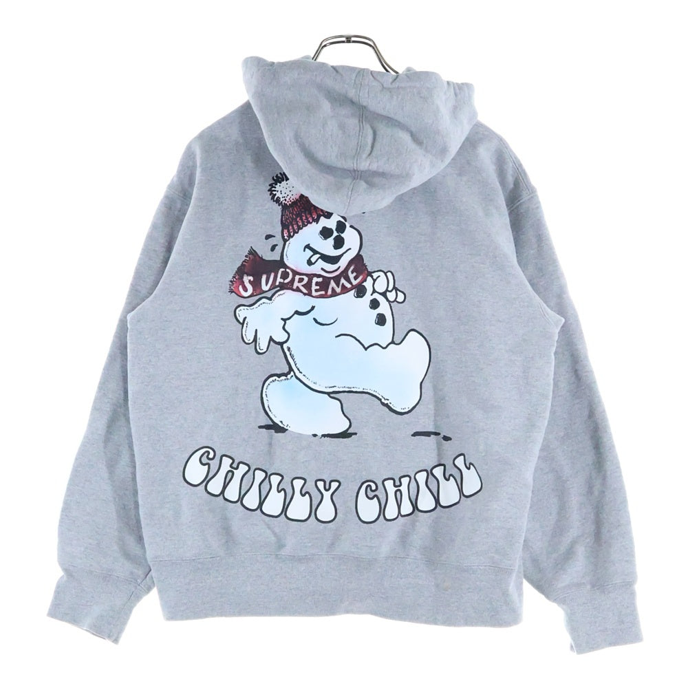 SUPREME(シュプリーム) 21AW Snowman Hooded Sweatshirt スノーマン フーデッドスウェットシャツ プルオーバーパーカー グレー